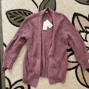 A New Day Pink Mauve Cardigan Brand New with Tags